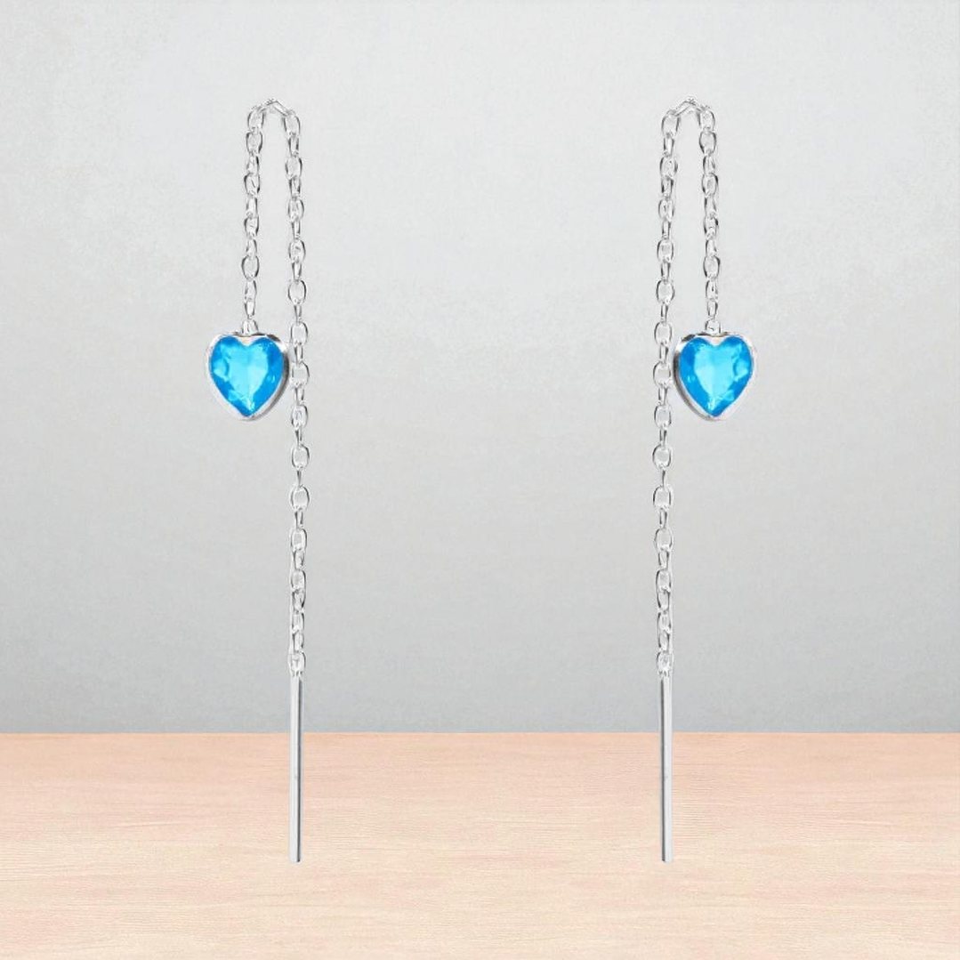 Aros Cadena con Corazón  1