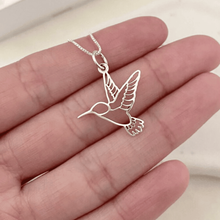 Collar de Plata Colibrí  1