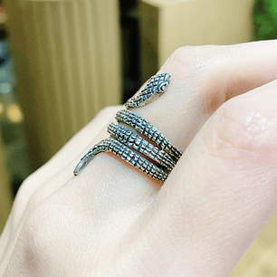 Anillo Serpiente Vintage