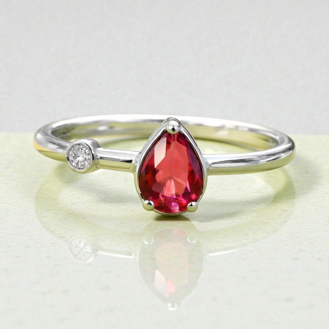 Anillo Gota Rubí  1