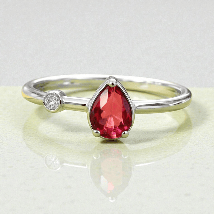 Anillo Gota Rubí  1