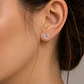 Aros Corazón Circón - Miniatura 2