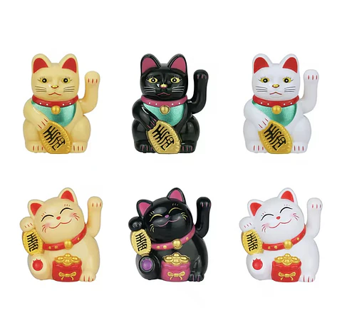 Gato Maneki Neko Buena Fortuna Solar