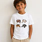 Polera Blanca Niño Niña - Razas de Caballos - Miniatura 1