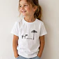 Polera Blanca Niño Niña - Caballo en la Araucanía - Miniatura 1