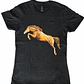 Polera NEGRA Mujer - Caballo en Salto Libre - Miniatura 2