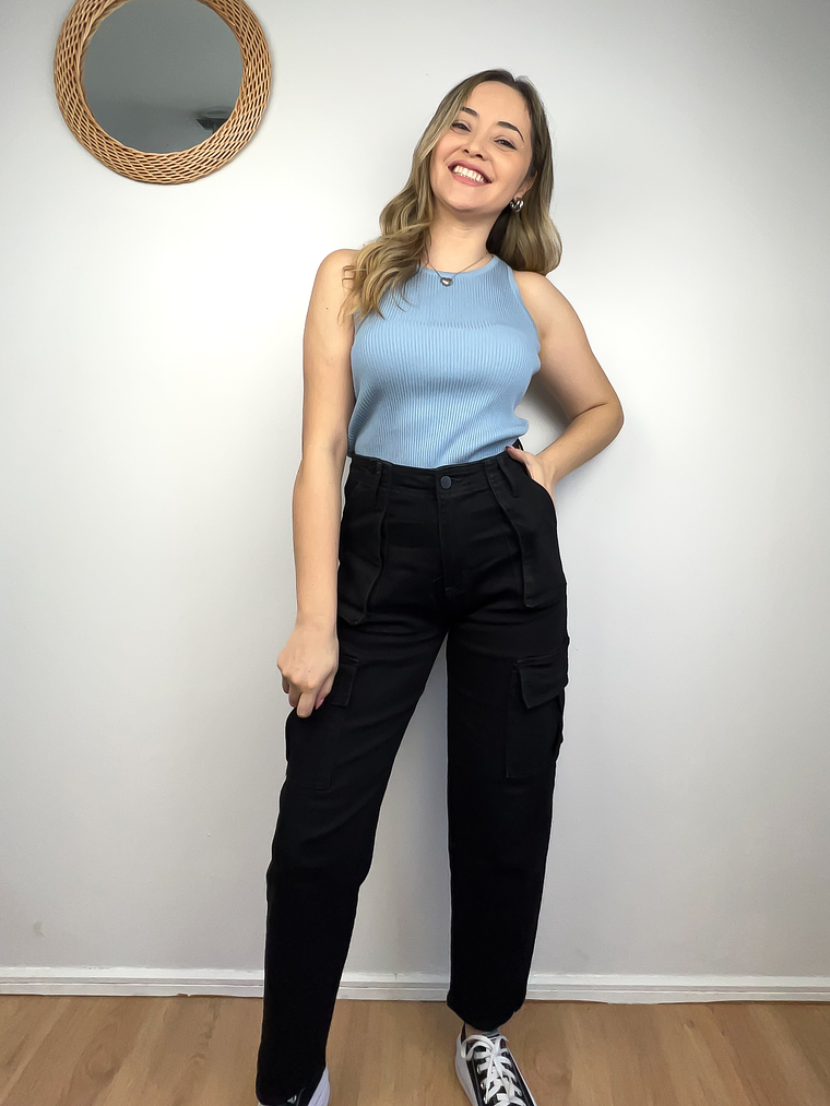 Jeans cargo skinny 1