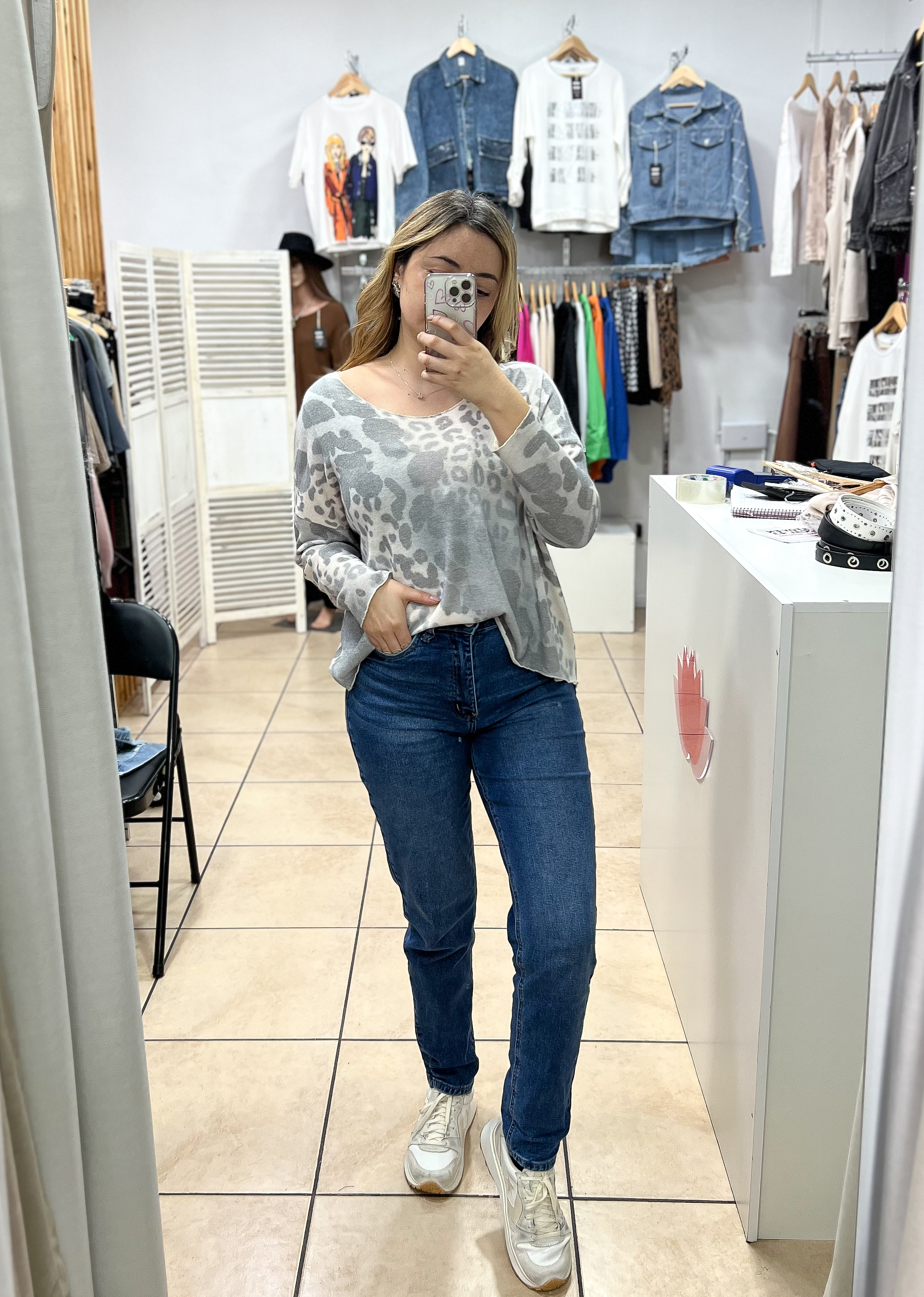 JEANS SKINNY TIRO MEDIO DARK BLUE REACT REACT ELLUS