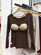 Polera manga larga con sosten - Miniatura 1