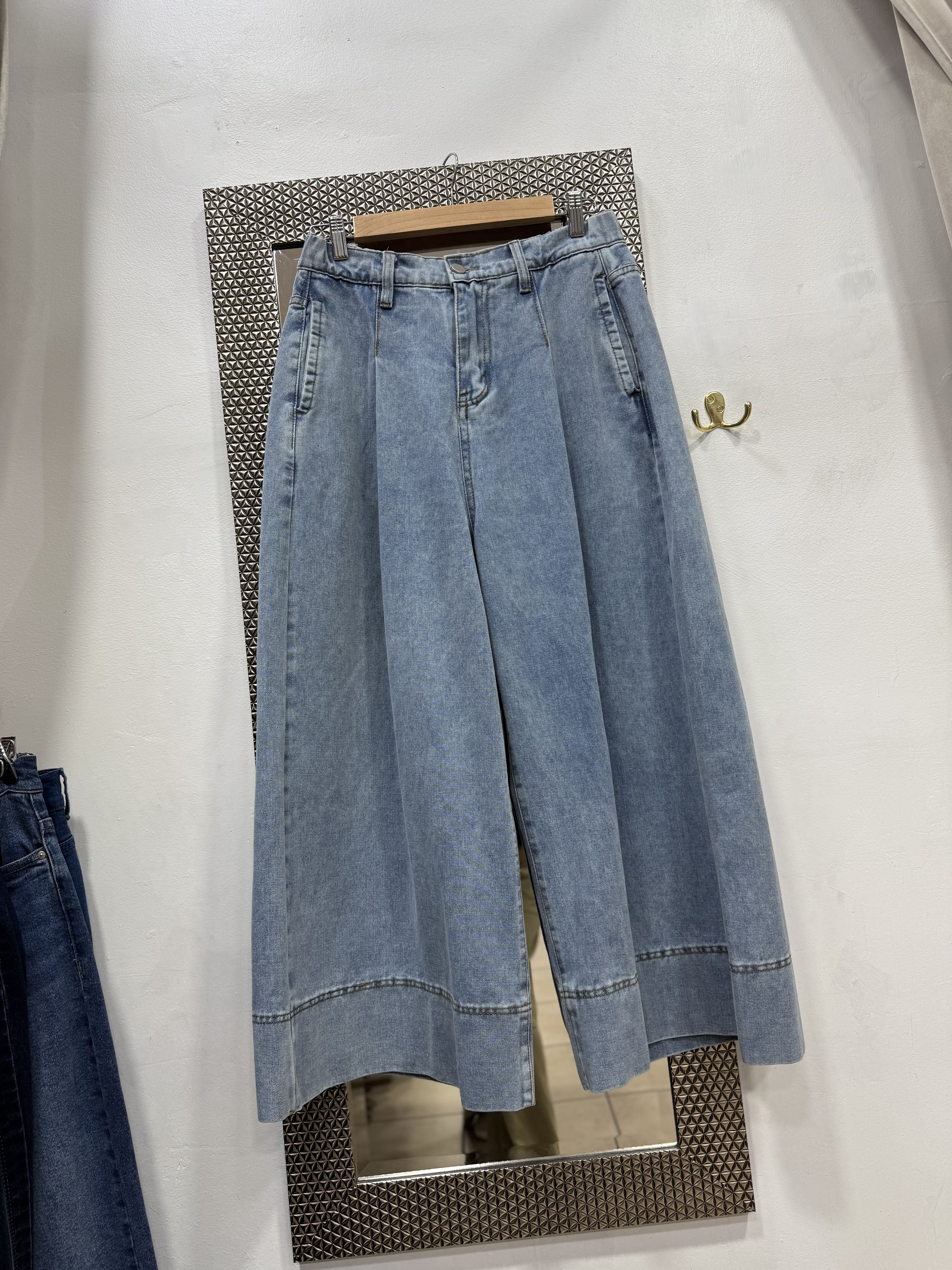 Pantalón Jeans Palazzo