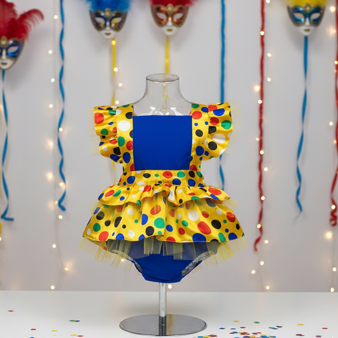 Conjunto Constança com tule #Palhacinha | CARNAVAL & Festas Temáticas 3