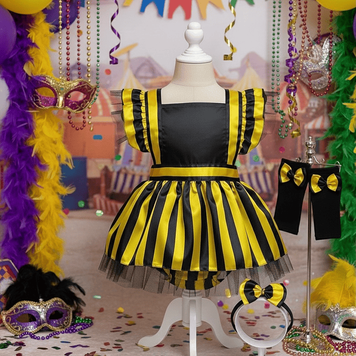 Conjunto Camila com tule #Abelhinha | CARNAVAL & Festas Temáticas 2