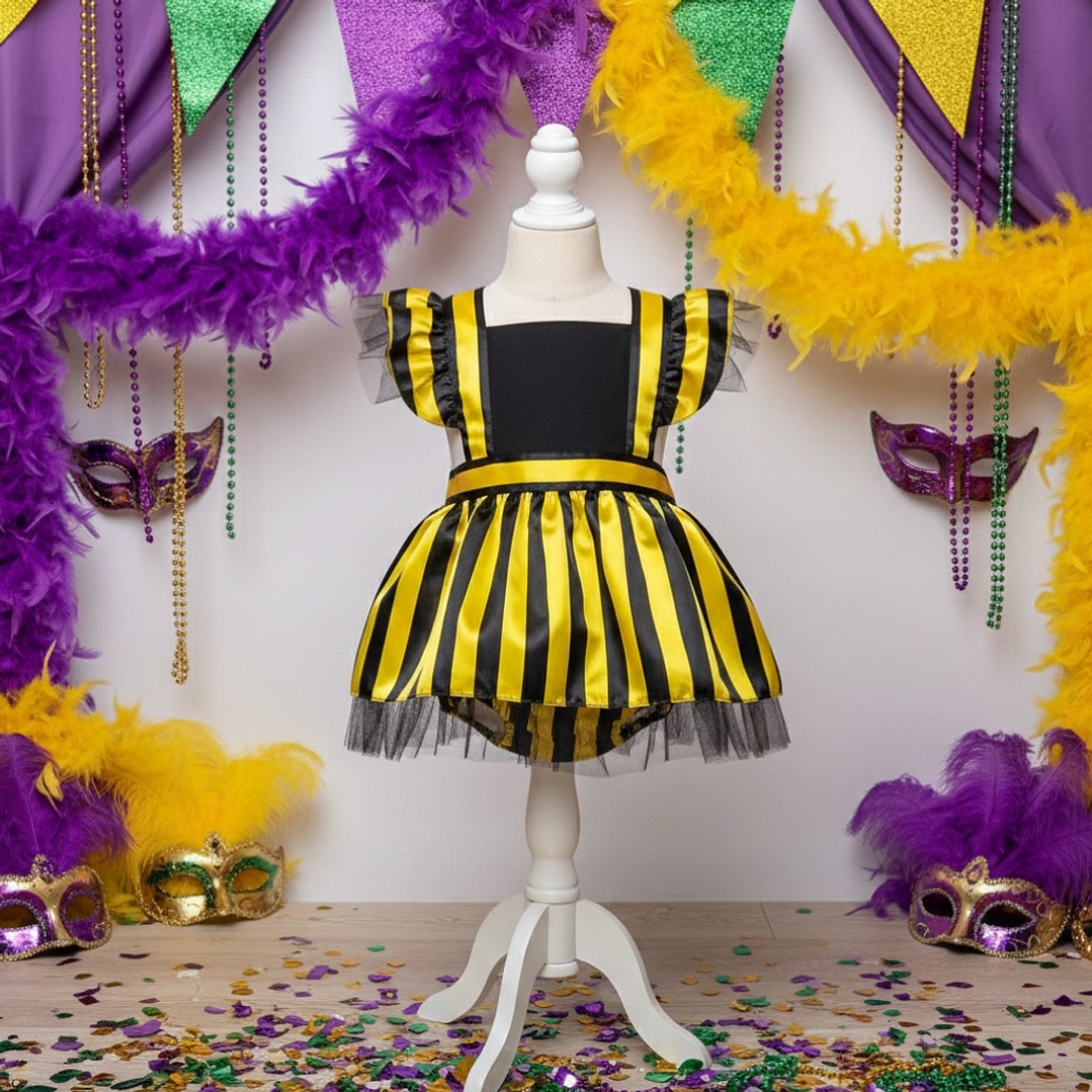 Conjunto Camila com tule #Abelhinha | CARNAVAL & Festas Temáticas 3