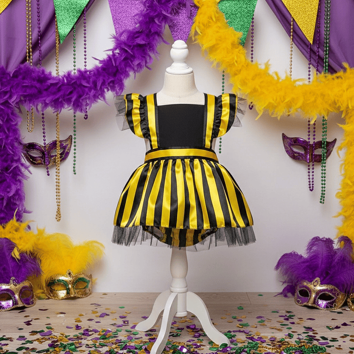 Conjunto Camila com tule #Abelhinha | CARNAVAL & Festas Temáticas 3