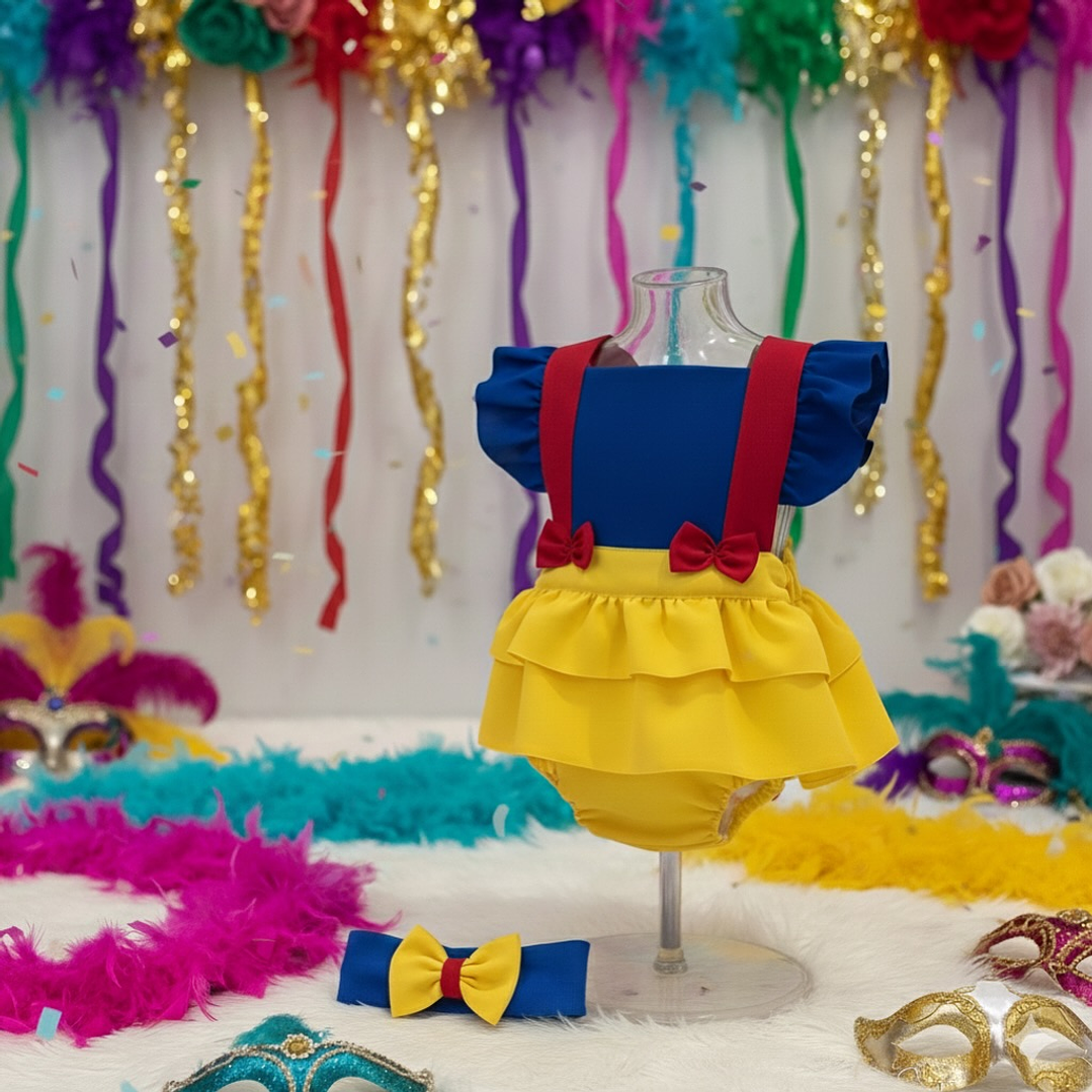 Conjunto Constança #BrancadeNeve | CARNAVAL & Festas Temáticas 2