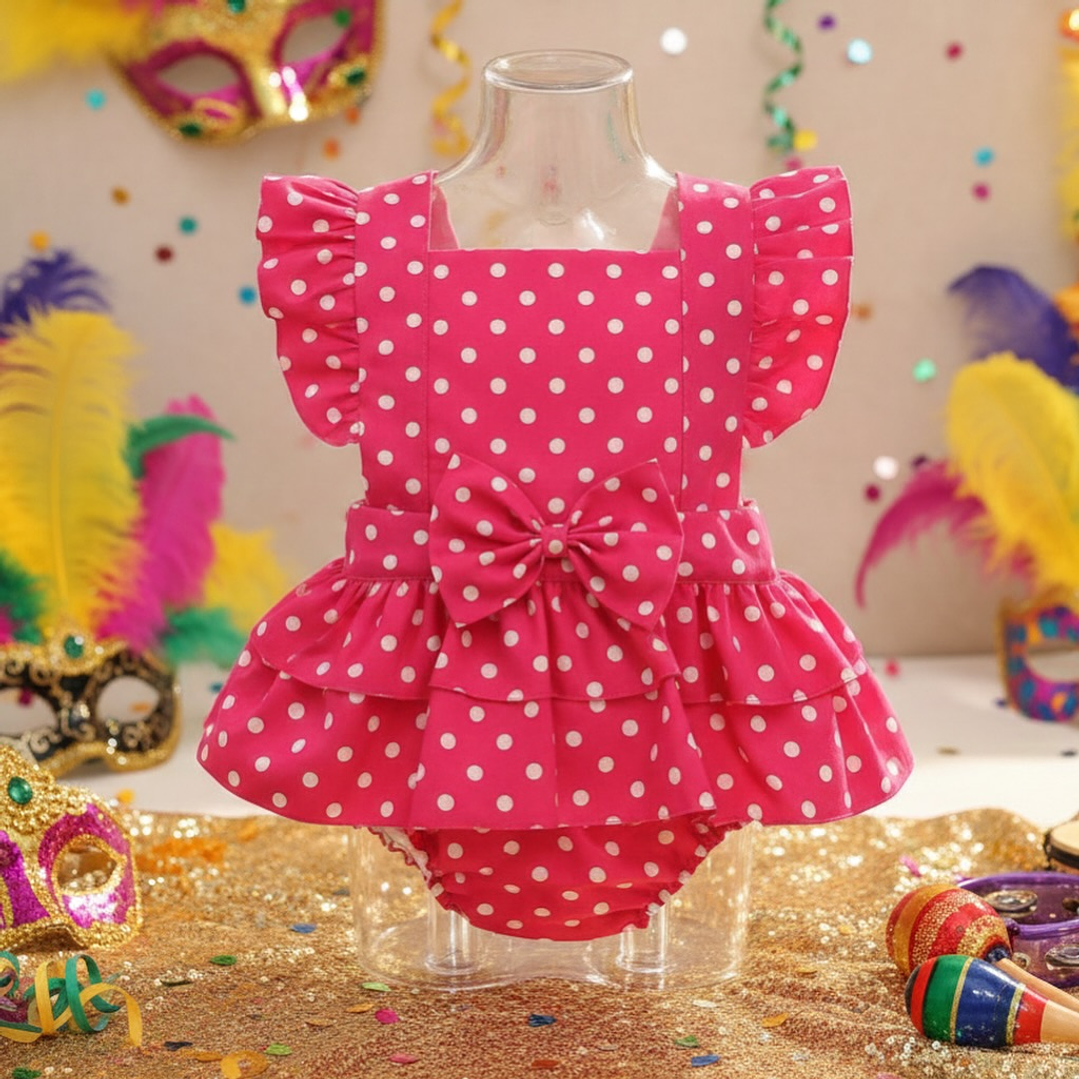 Conjunto Constança #MinnieRosaChoque | CARNAVAL & Festas Temáticas 3