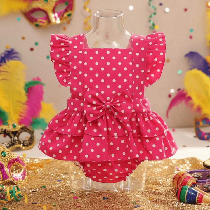 Conjunto Constança #MinnieRosaChoque | CARNAVAL & Festas Temáticas 3