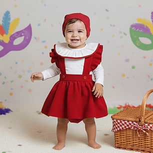 Conjunto Pilar sem tule #CapuchinhoVermelho | CARNAVAL & Festas Temáticas