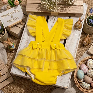 Cecília com tule  #AmareloVivo 