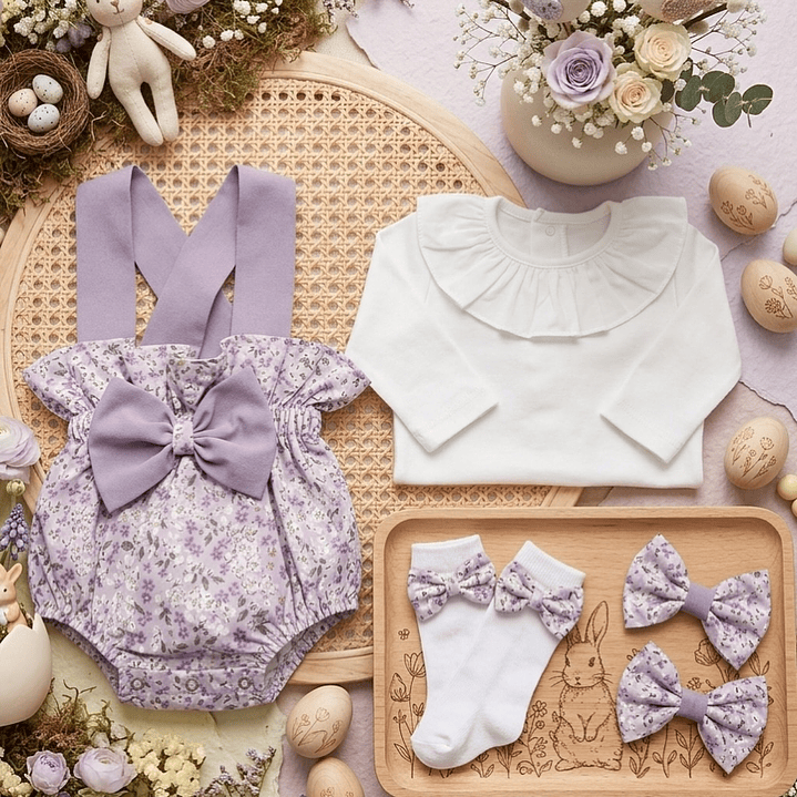 Conjunto Matilde #Padrão com pormenores em #Lilás 2