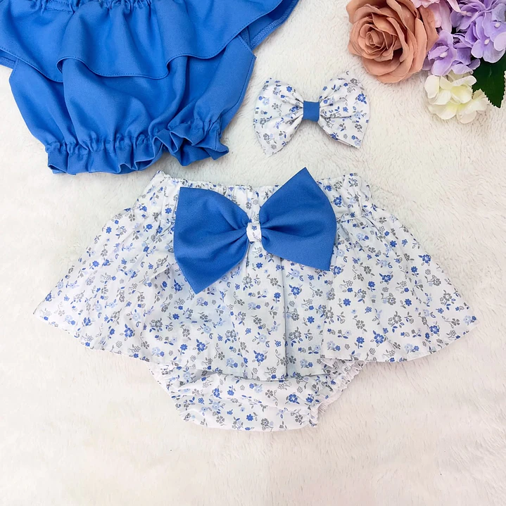 Conjunto Lia Azul + Padrão #2 3