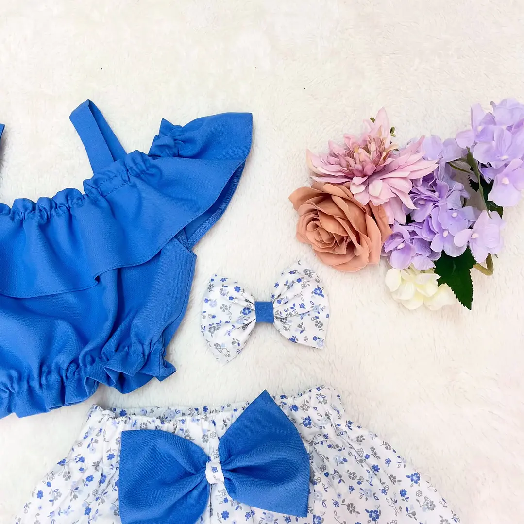 Conjunto Lia Azul + Padrão #2 4