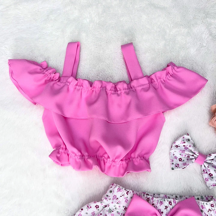 Conjunto Lia Rosa Barbie + Padrão #5 2