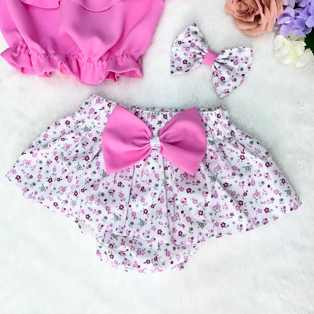 Conjunto Lia Rosa Barbie + Padrão #5 3