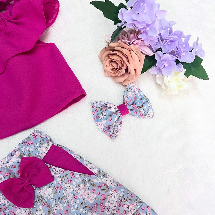 Conjunto Luna Rosa Choque + Padrão #1 4