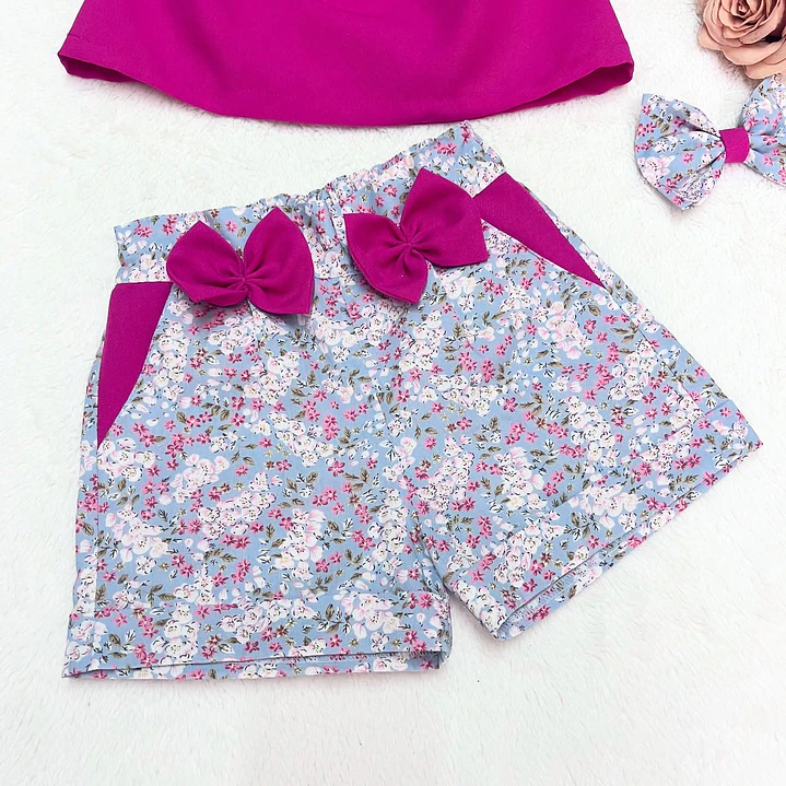 Conjunto Luna Rosa Choque + Padrão #1 3