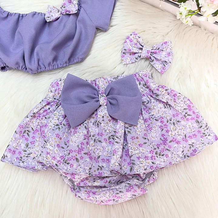 Conjunto Vitória Lilás + Padrão #3 3