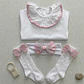 Conjunto Constança com tule #RosaBarbieBolasBrancas - Thumbnail 2