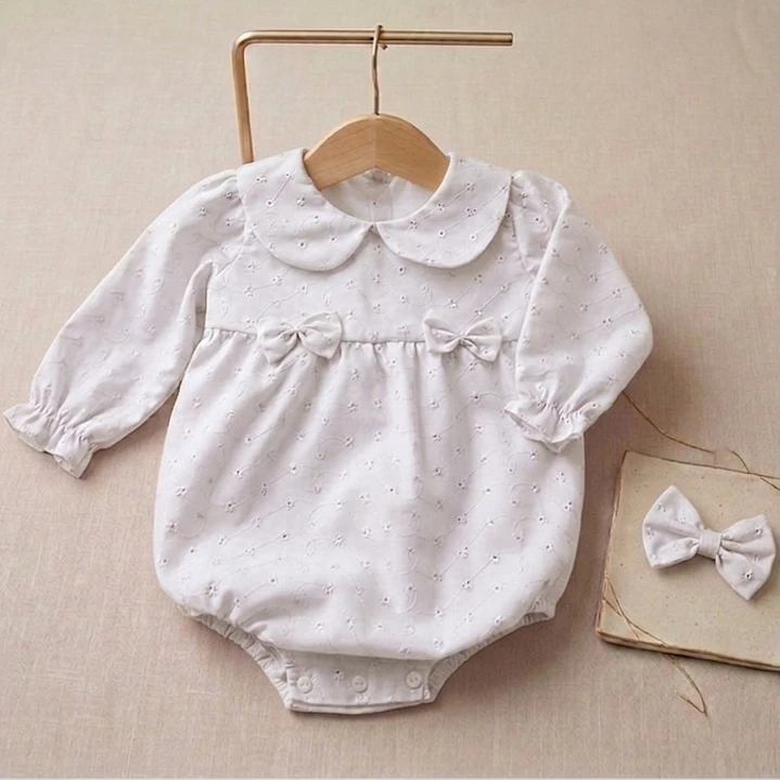 Conjunto Yasmine Bordado Inglês #Branco 1