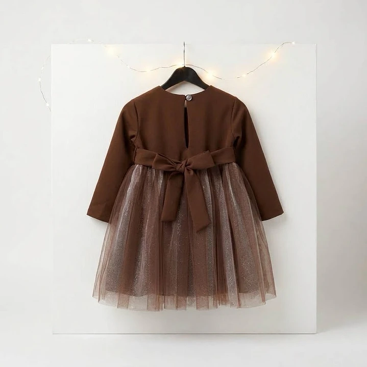 Vestido Bea #Castanho com Faixa #Castanha 2
