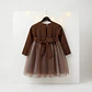 Vestido Bea #Castanho com Faixa #Castanha - Thumbnail 2