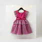 Vestido/Fofo Constança com tule em CETIM #Bordô com laço Rabo de Peixe #Bordô - Thumbnail 2