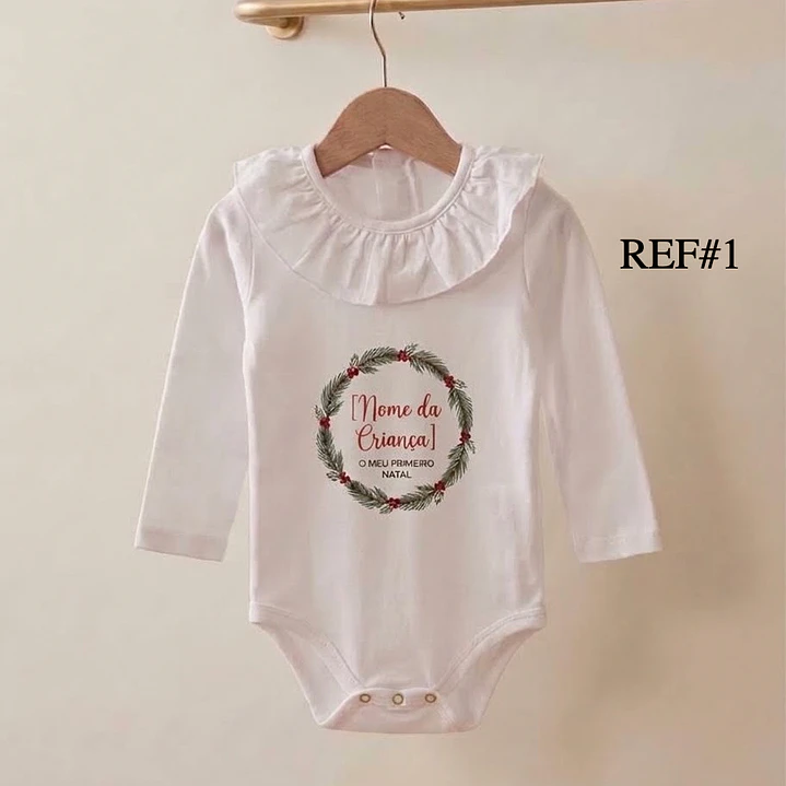Body c/ estampa | Edição Natal - Menina 1