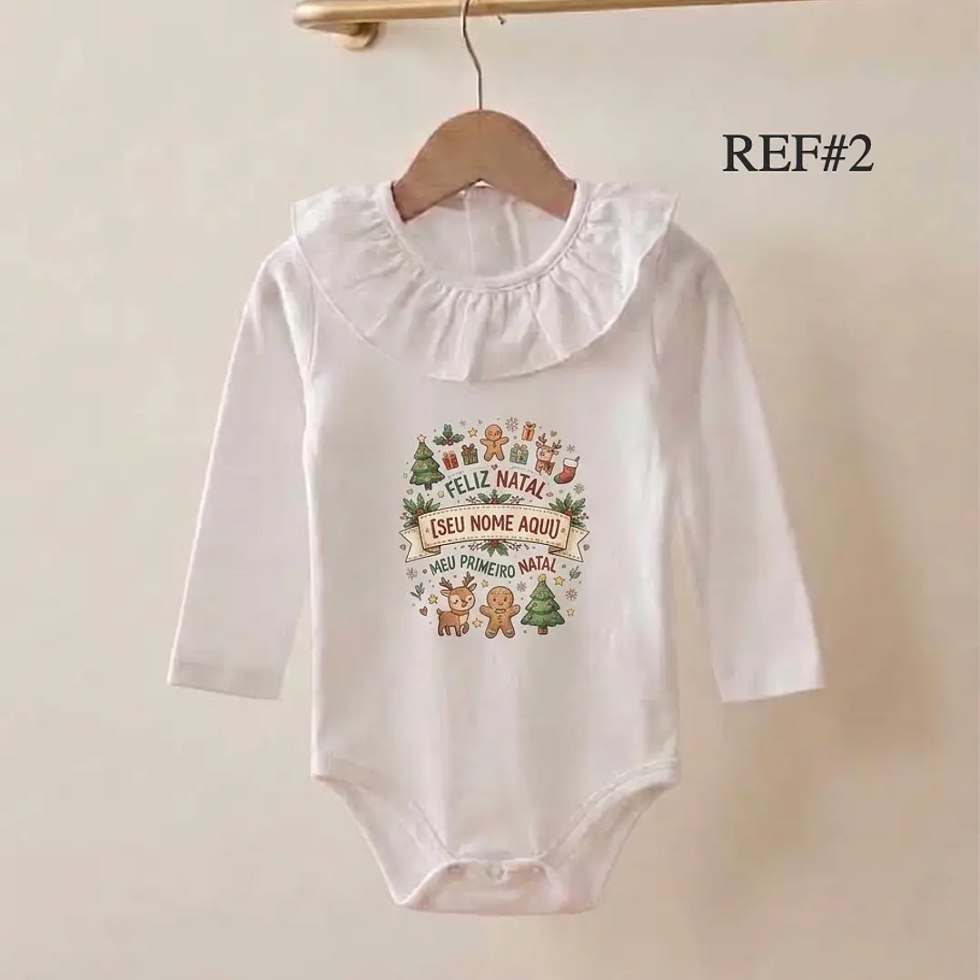 Body c/ estampa | Edição Natal - Menina 2