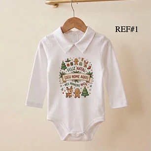 Body c/ estampa | Edição Natal - Menino