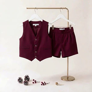 Conjunto Luizinho #Bordô