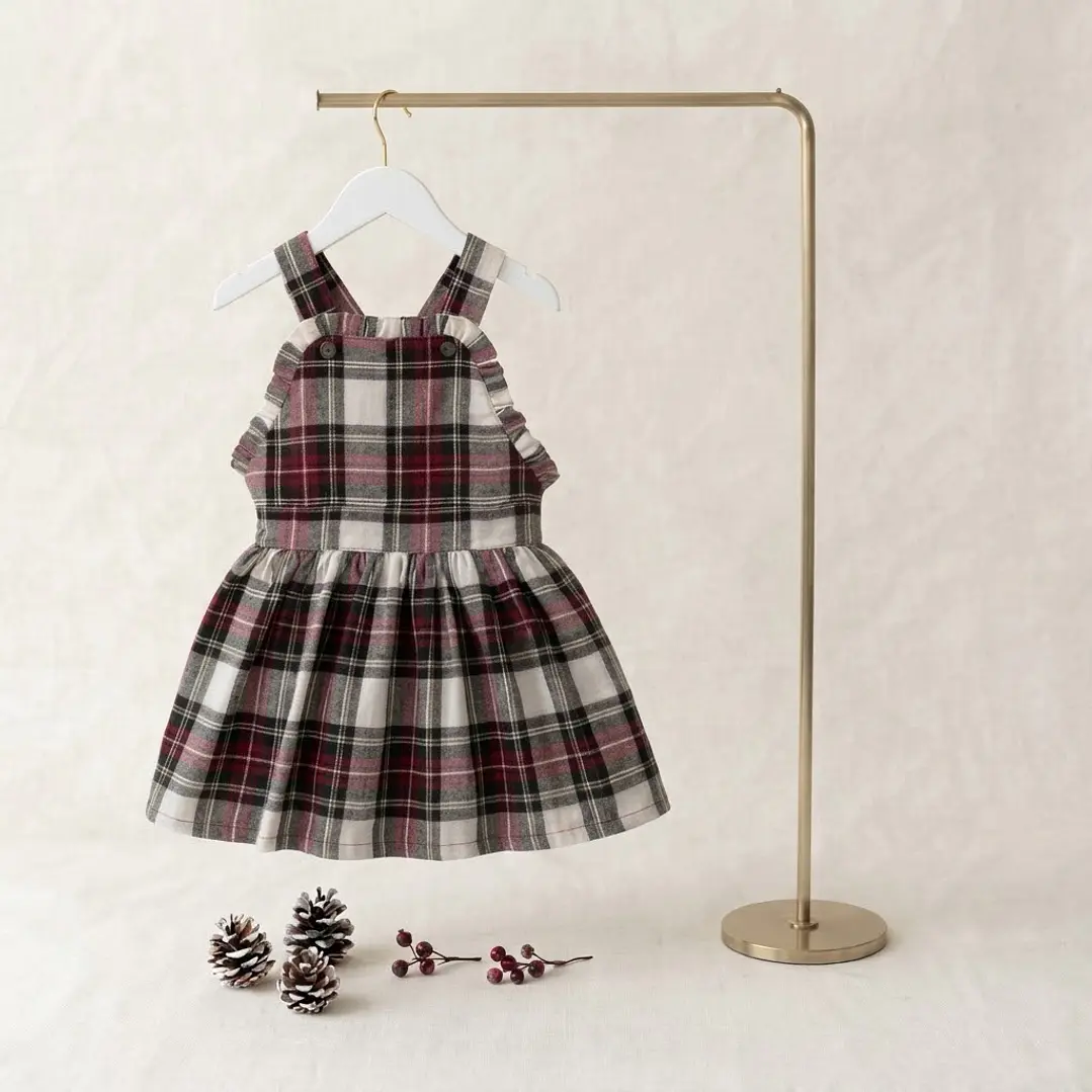 Vestido Aurora #XadrezBranco(4) 1