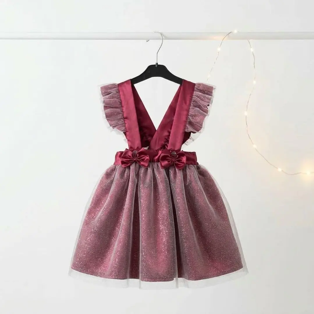 Saia Mulher + Vestido Menina em Cetim #Bordô | Match 2