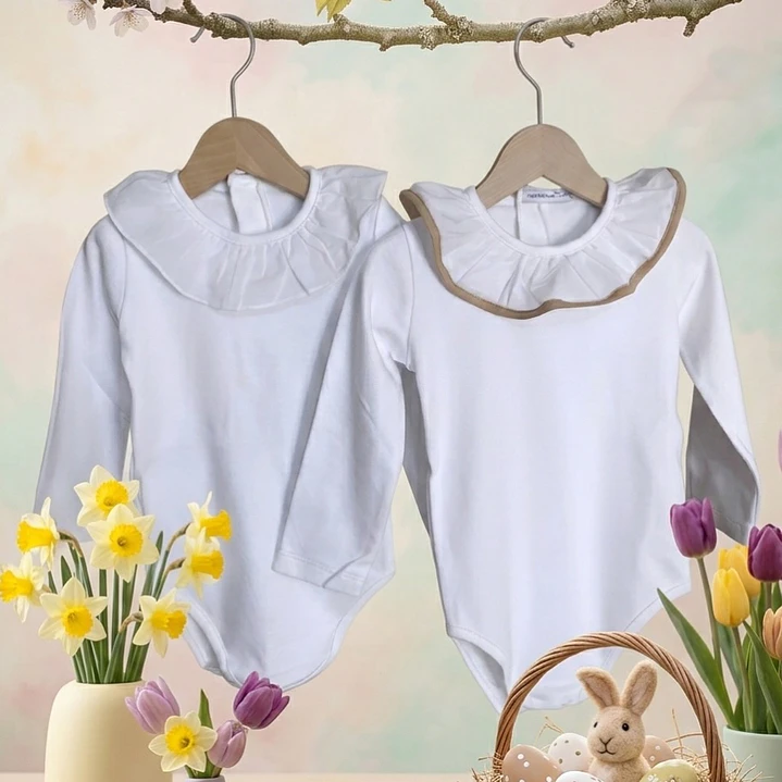 Vestido/Fofo Constança c/tule #Bege com laço Rabo de Peixe #Bege 3