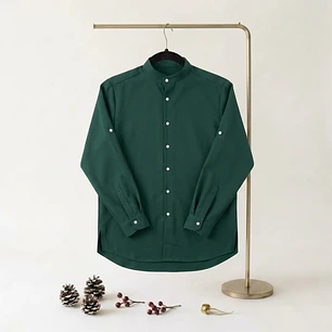 Camisa Homem Manga comprida #VerdeGarrafa | Adulto 