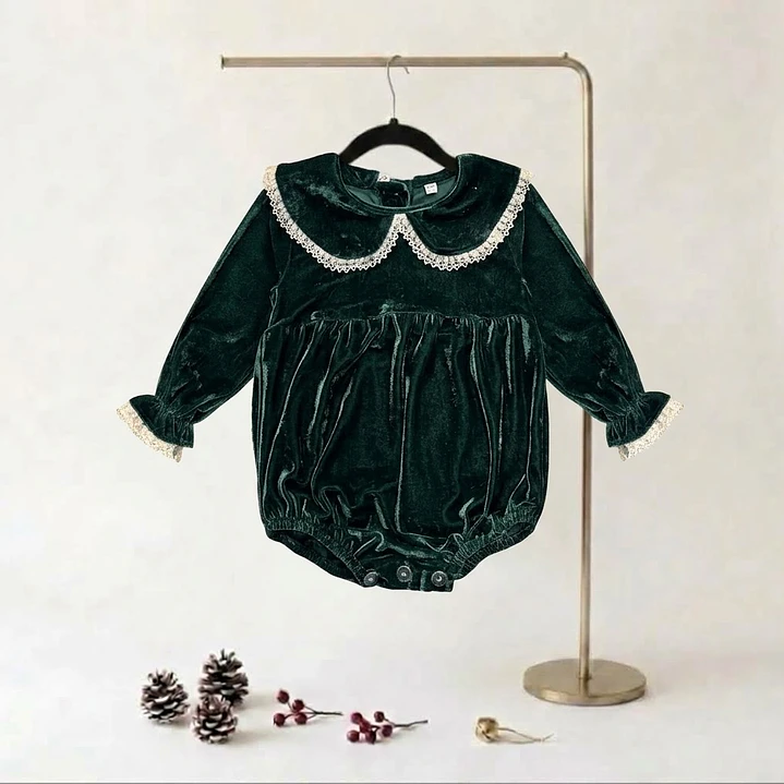 Conjunto Yasmine Veludo #VerdeGarrafa 2