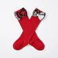 Conjunto Joana Padrão #XadrezBranco com laços e beirinha em #Vermelho - Thumbnail 2