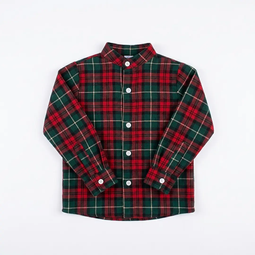 Camisa Homem Manga comprida #XadrezVerde | Adulto 1