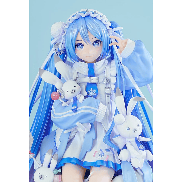 Character Vocal Series 01: Hatsune Miku Snow Miku: Yukiiro Pop Ver. 1/7  5