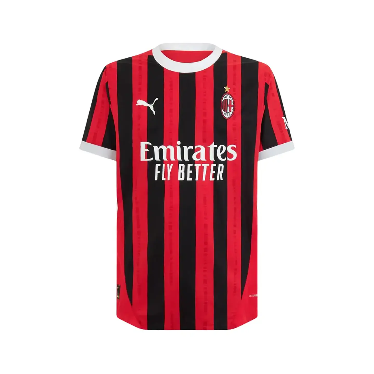 Camisola Puma AC Milan Primeiro Equipamento 2024-2025  1