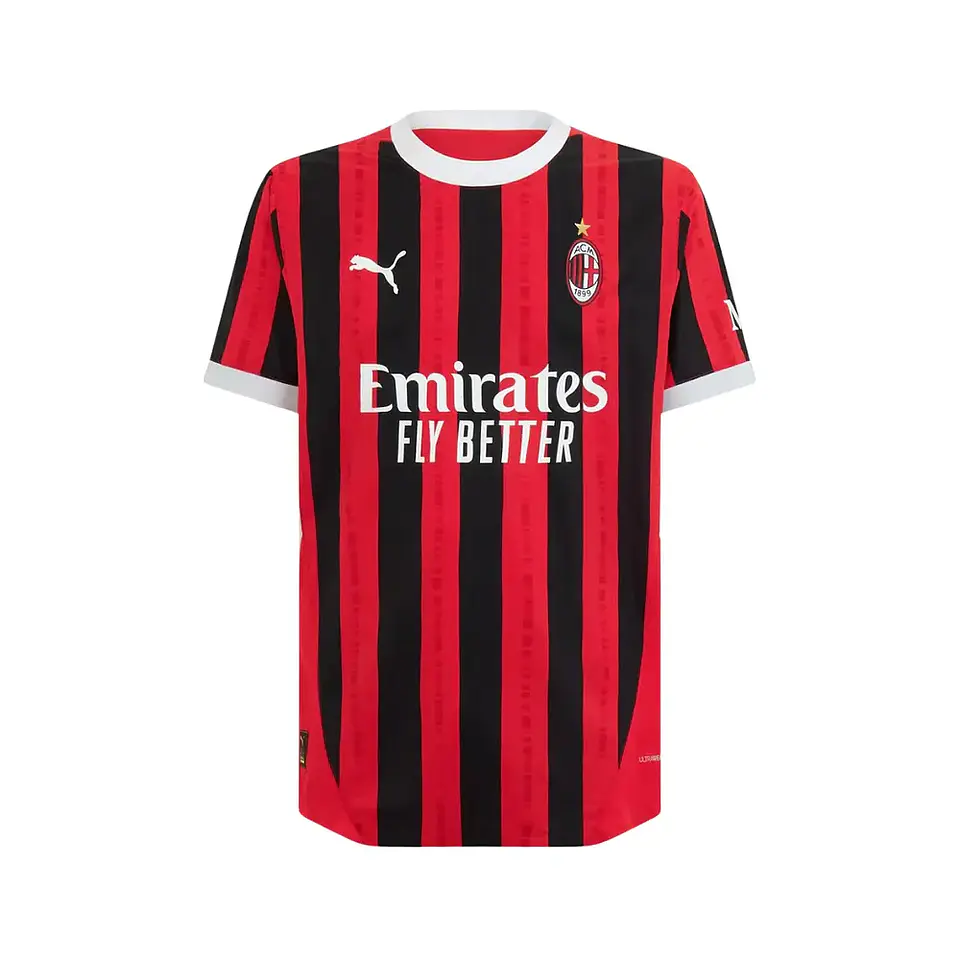 Camisola Puma AC Milan Primeiro Equipamento 2024-2025  1